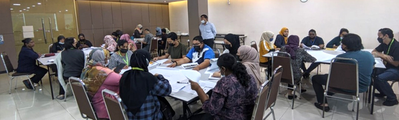 Setia training in progress