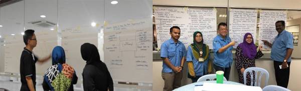 Setia training in progress