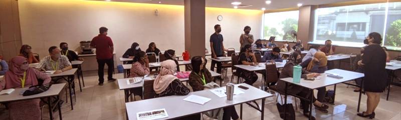 Setia training in progress